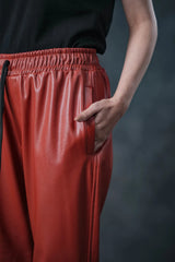 Faux PU Fabric Trouser