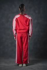 Striped V-Neck Tracksuit